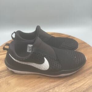 Nike Free Connect Shoes Womens Size 9 Black Slip On Running Comfort Walking Gym
